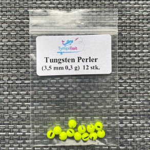 Tungsten Perler #3.5 Grn Fluo 0,3g.
