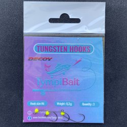 Tungsten Krog (Tungsten Hooks) #6 Grn Fluo 0,3g.