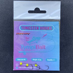 Tungsten Krog (Tungsten Hooks) #6 Grn Fluo 0,3g.