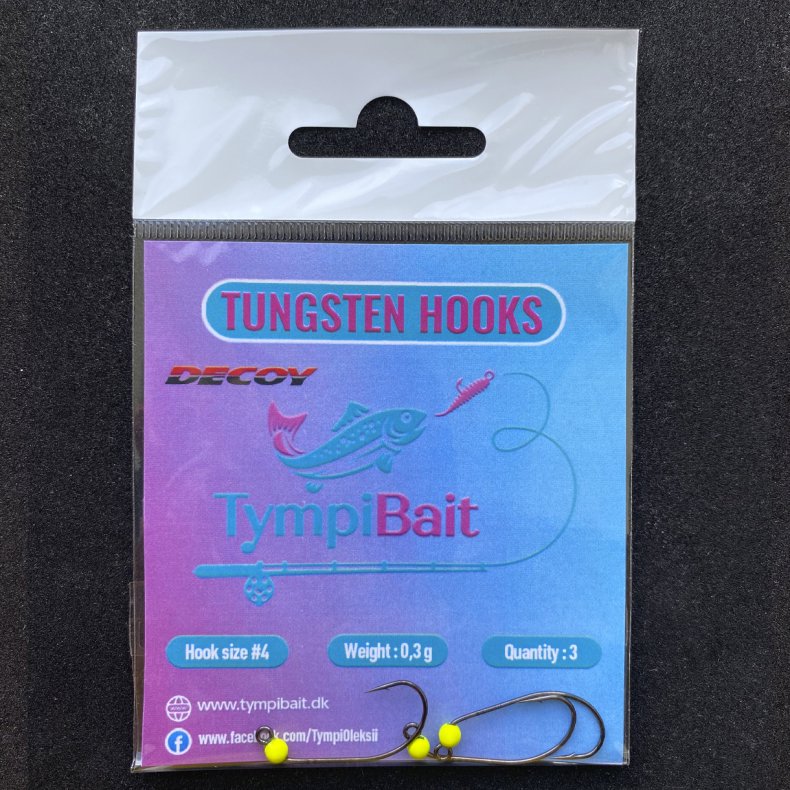 Tungsten Krog (Tungsten Hooks) #4 Grn Fluo 0,3g.