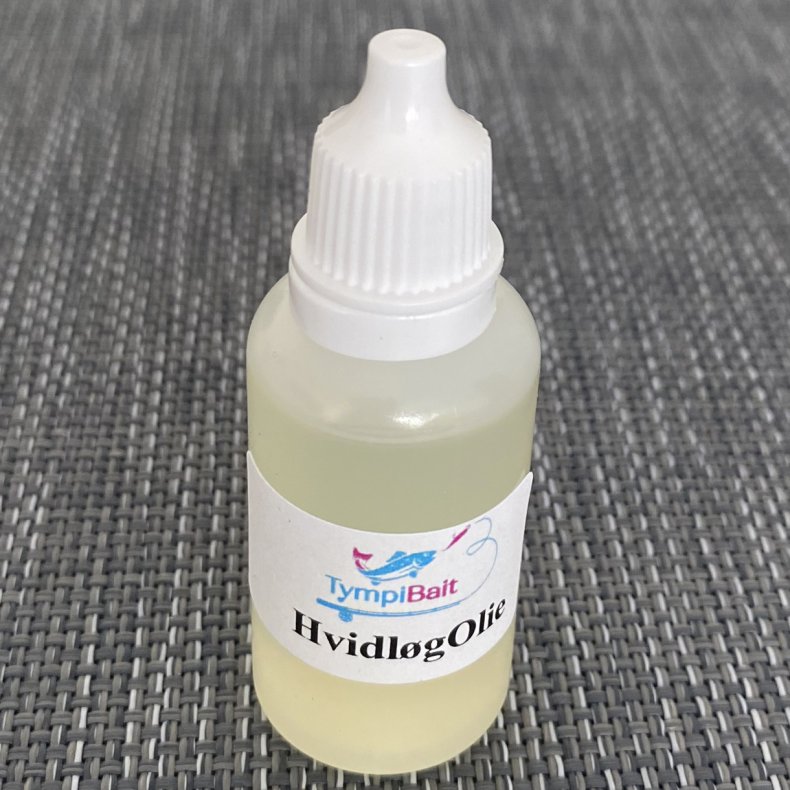 Hvidlg Olie til gummidyr 15ml.